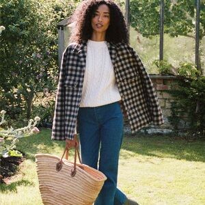 Doen Wool Clifton Plaid Check Coat